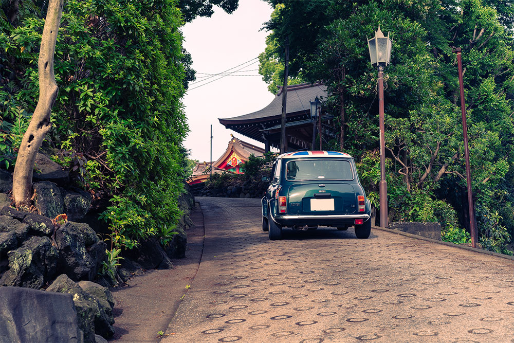 品川神社の車路